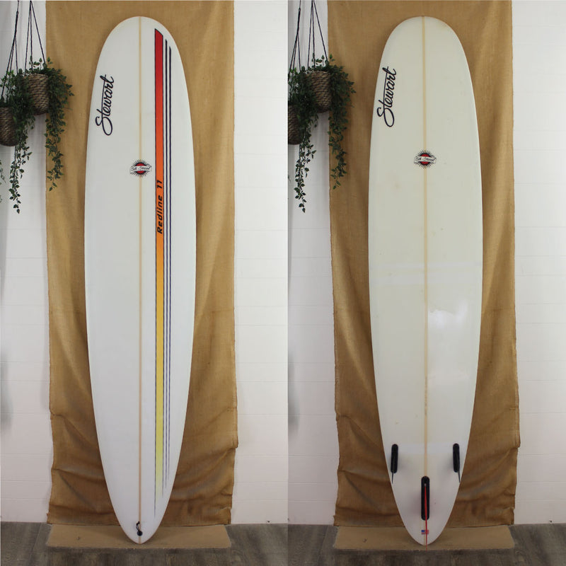  USED Stewart Redline 11 - 9' X 23" X 3 1/4" Longboard POLY(Used 5833)