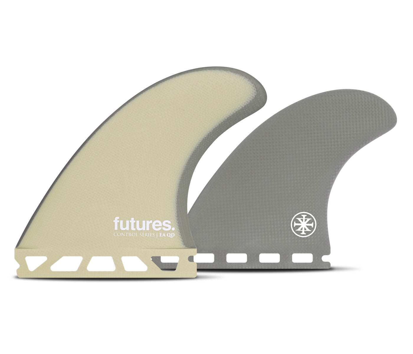  FUTURES FINS EA FIBERGLASS QUAD CS - SANDY(Futures Fins Ea Fiberglass Quad Cs Sandy)