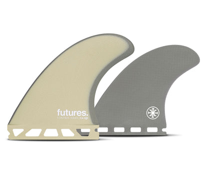  FUTURES FINS EA FIBERGLASS QUAD CS - SANDY(Futures Fins Ea Fiberglass Quad Cs Sandy)