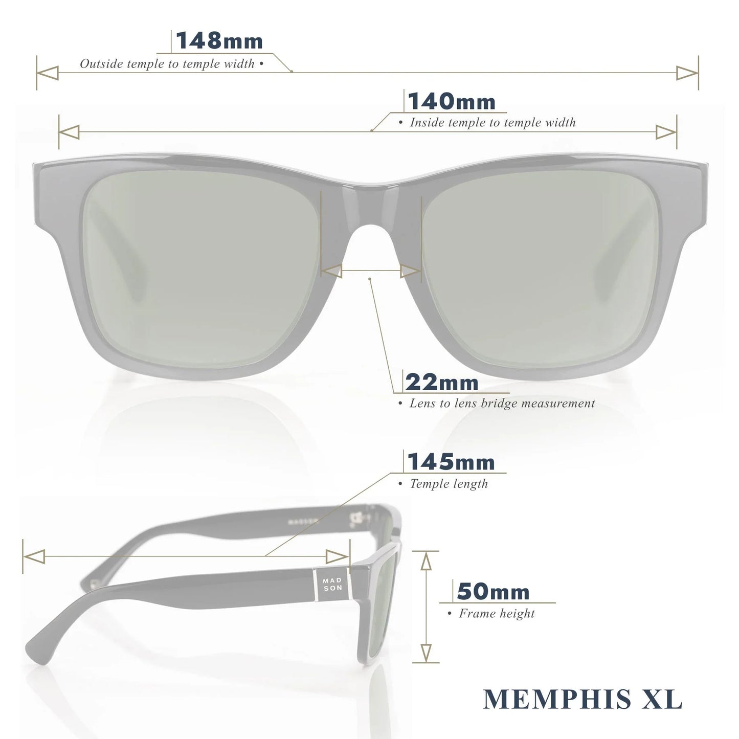  MADSON MEMPHIS XLSUNGLASSES(Madson Memphis Xl Sunglasses)