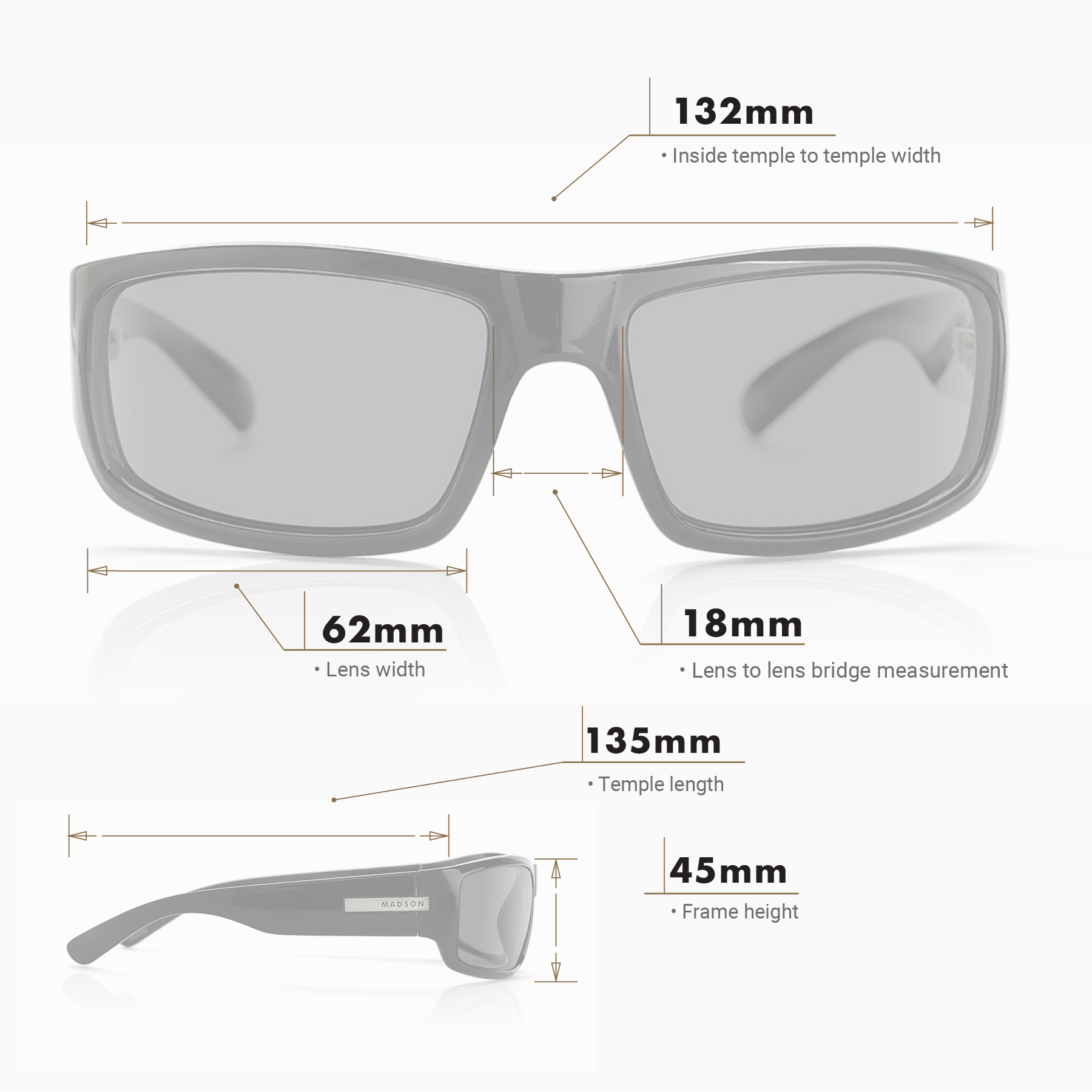  MADSON 101 POLARIZED SUNGLASSES(Madson 101 Polarized Sunglasses 1)