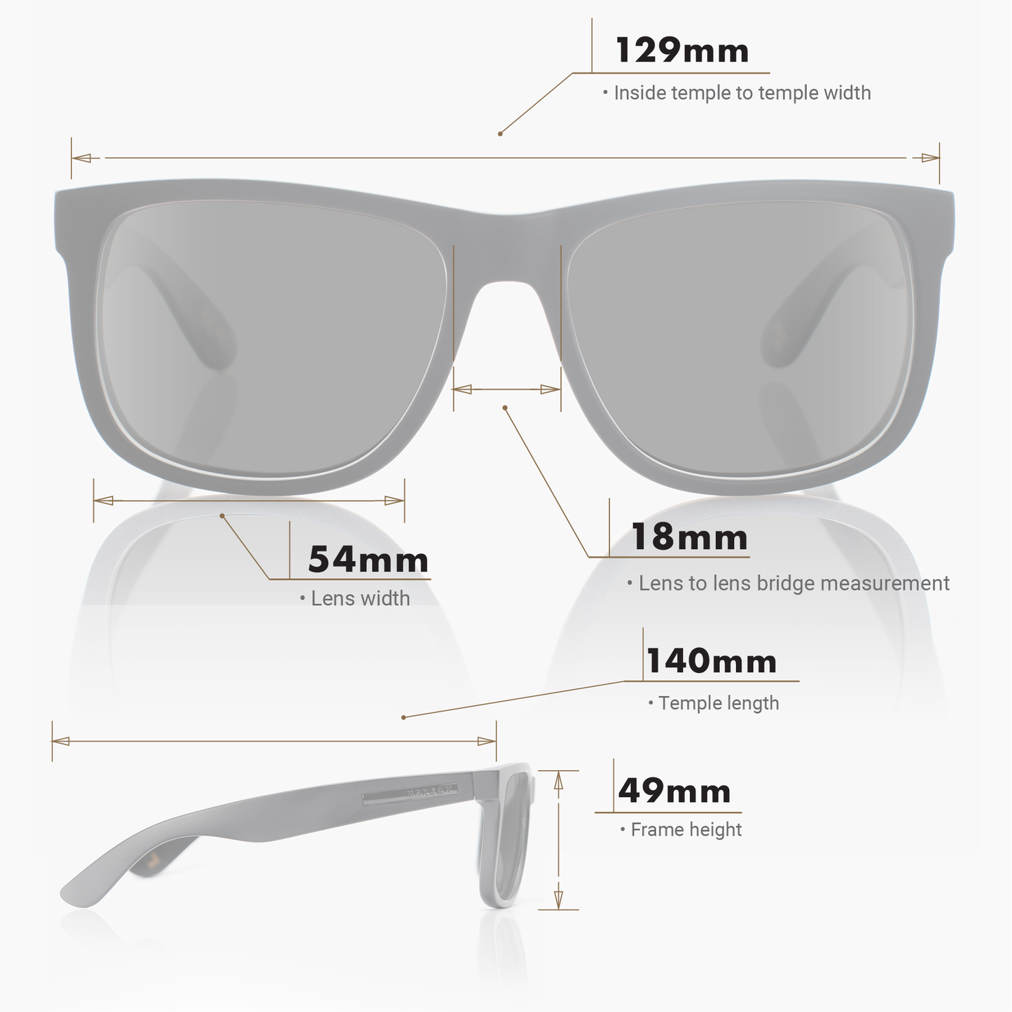  MADSON VINCENT POLARIZED SUNGLASSES(Madson Vincent Polarized Sunglasses)