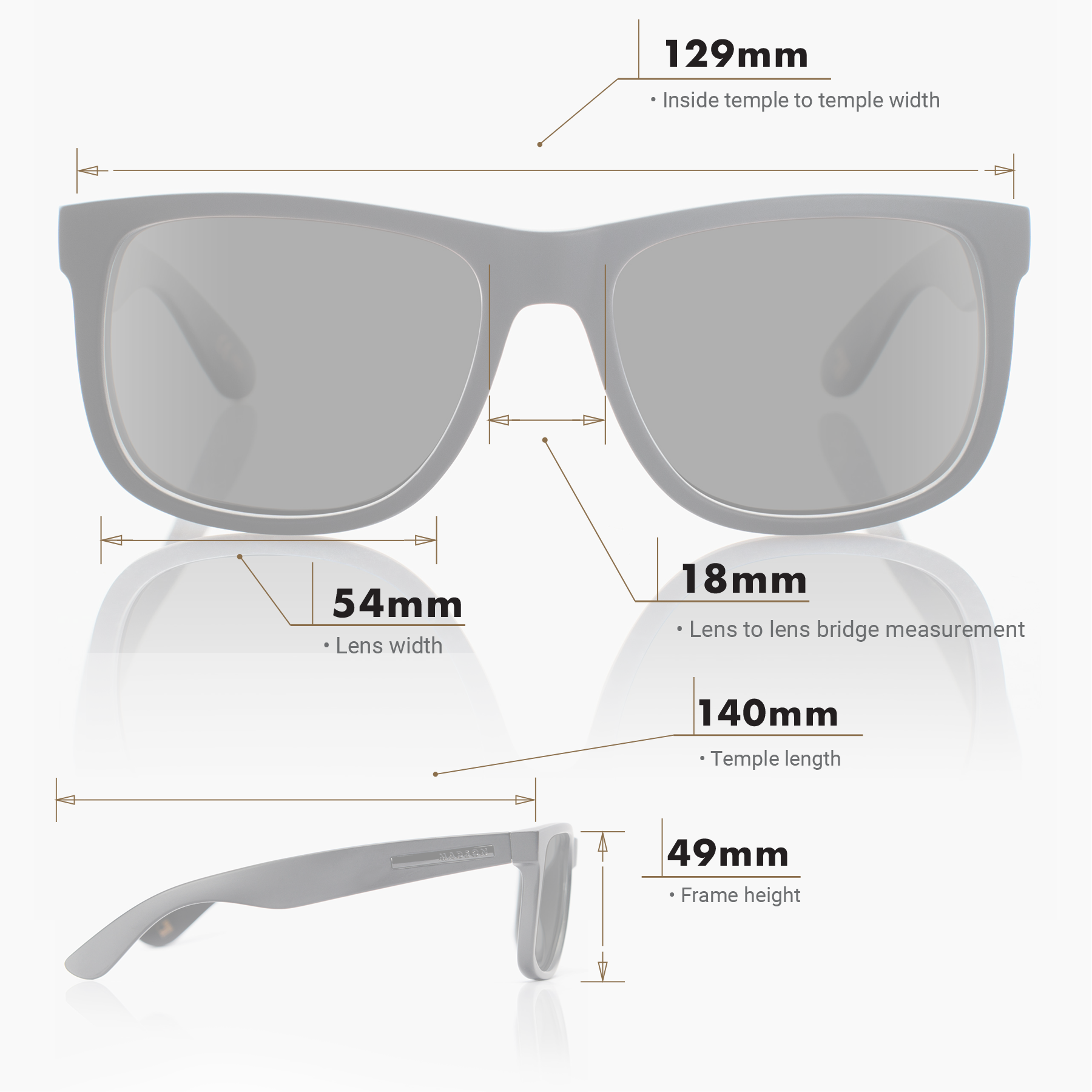  MADSON VINCENT POLARIZED SUNGLASSES(Madson Vincent Polarized Sunglasses)