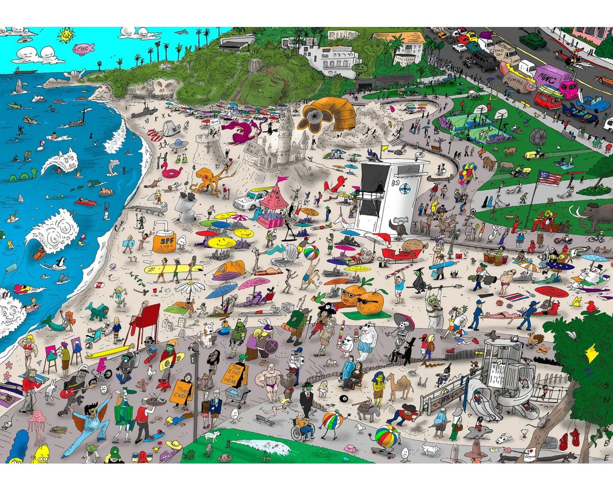  MAIN BEACH LAGUNA JIGSAW PUZZLE(Main Beach Laguna Jigsaw Puzzle)
