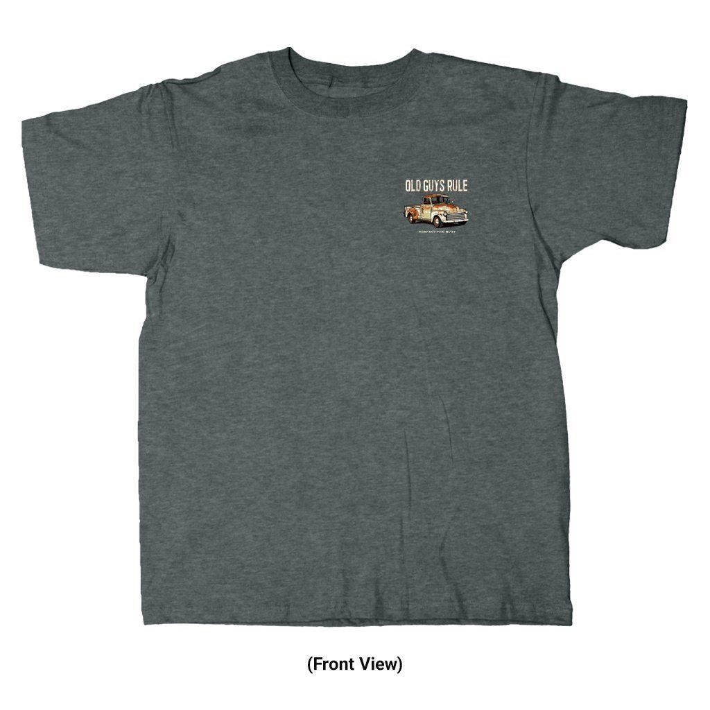  OLD GUYS RULE - RESPECT THE RUST T-SHIRT(Old Guys Rule Respect The Rust T Shirt)