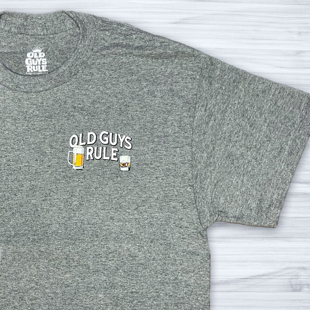  OLD GUYS RULE - GLASSES T-SHIRT(Old Guys Rule Glasses T Shirt)