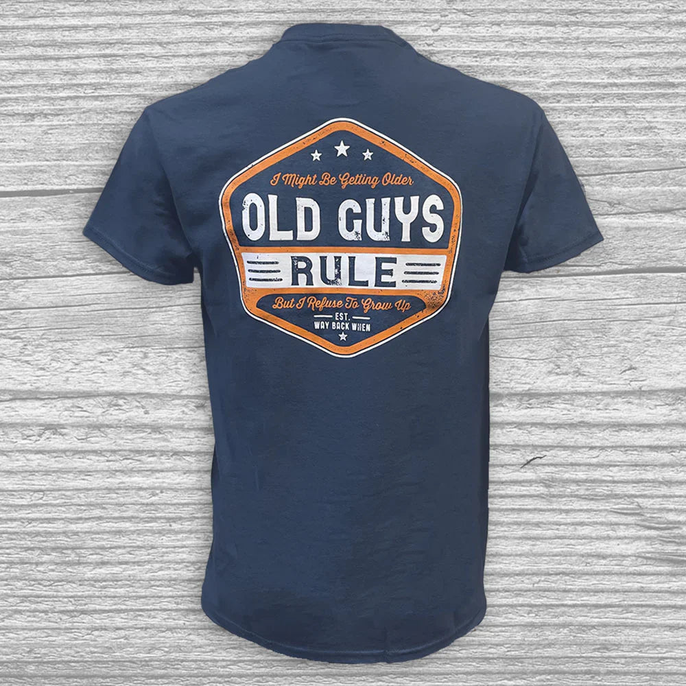  OLD GUYS RULE - GETTING OLDER T-SHIRT(Copy Of Old Guys Rule Old Guys Rock T Shirt)