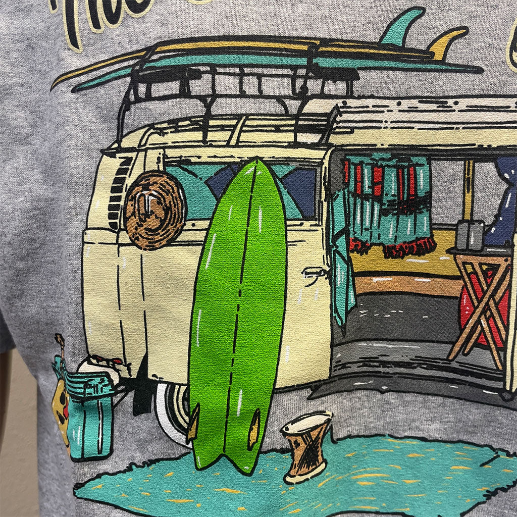  OLD GUYS RULE - OLD VAN & THE SEA T-SHIRT(Old Guys Rule Old Van The Sea T Shirt)