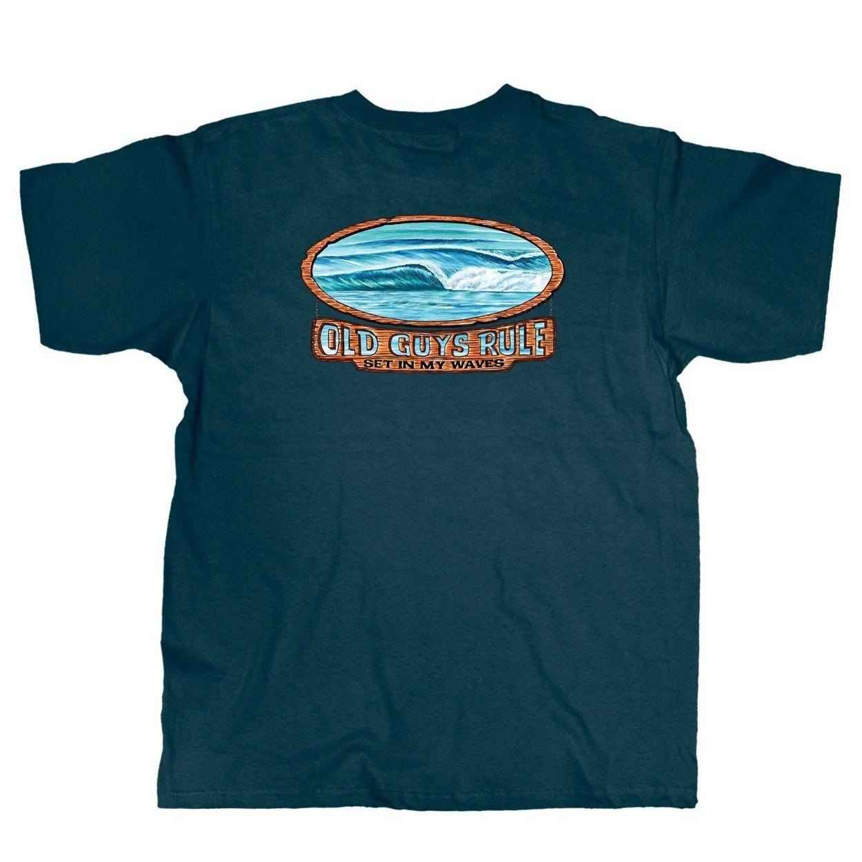  OLD GUYS RULE - WAVES T-SHIRT(Old Guys Rule Waves T Shirt)