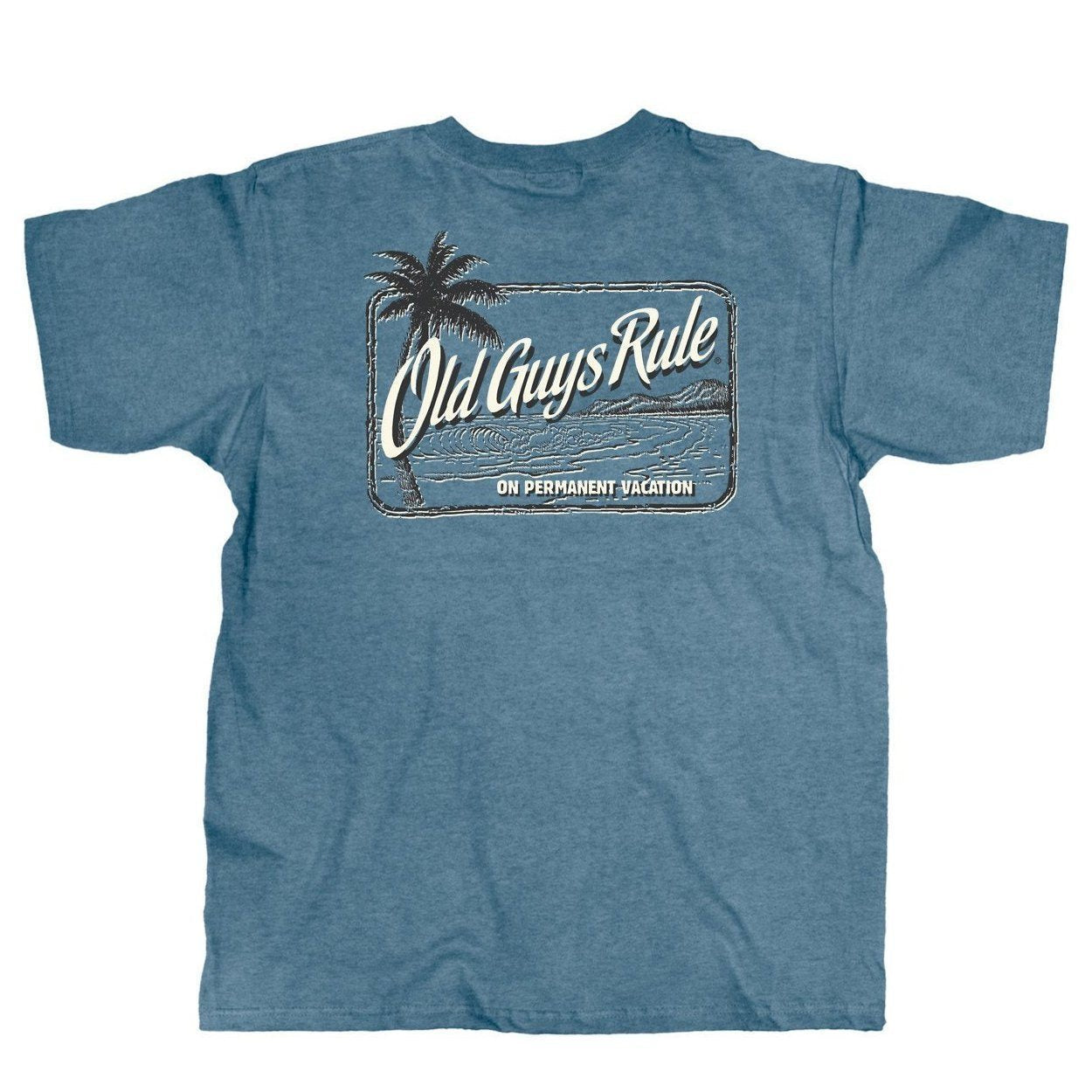  OLD GUYS RULE - VACATION PALM T-SHIRT(Old Guys Rule Vacation Palm T Shirt 1)