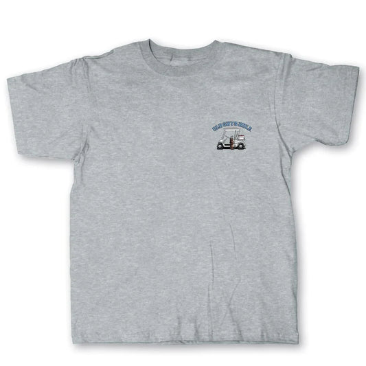 OLD GUYS RULE - RECOVERING WORKAHOLIC T-SHIRT(Copy Of Old Guys Rule Stone Blue Made In Usa T Shirt)