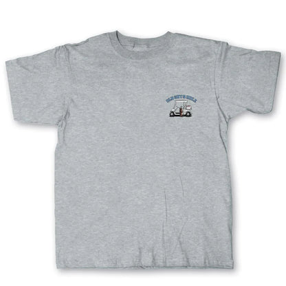  OLD GUYS RULE - RECOVERING WORKAHOLIC T-SHIRT(Copy Of Old Guys Rule Stone Blue Made In Usa T Shirt)