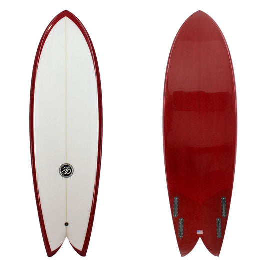  5'10" Retro Fish (5'10", 20 7/8", 2 3/4") B#128107 Gloss & Polish(Retro Fish 128107)