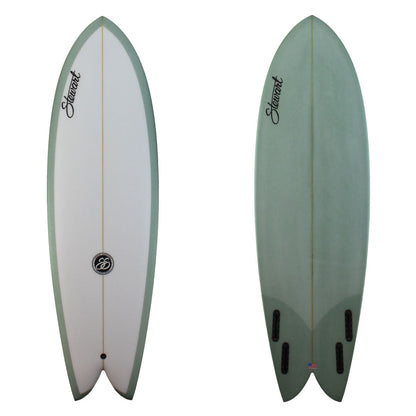  6'0" Retro Fish (6'0", 21 1/4", 2 3/4") B#128560(Retro Fish 128560)