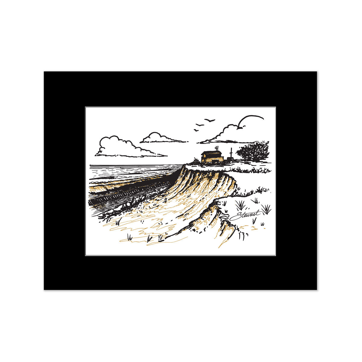  BILL STEWART TRESTLES ART PRINT(Bill Stewart Trestles Print)