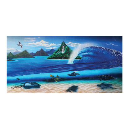  STEWART SHOP MURAL LARGE BEACH TOWEL(Stewart Stone Mural Large Beach Towel)